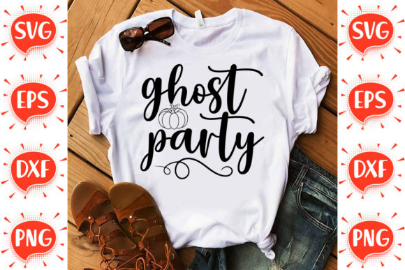 Ghost Party Quote SVG: A Designer's Take on Spooky Stitching