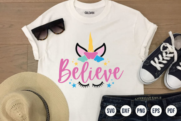 Review: Believe Unicorn Quote SVG for Embroidery