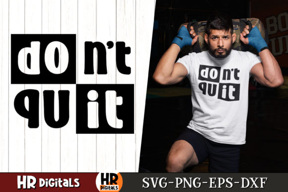 Review: Don't Quit Motivational Saying Quote for Embroidery