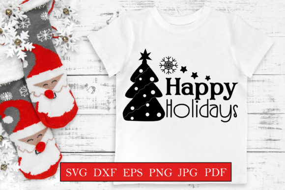 Review: Happy Holidays Christmas Quote SVG for Stitchers