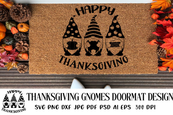 Review: Happy Thanksgiving Gnomes Doormat SVG