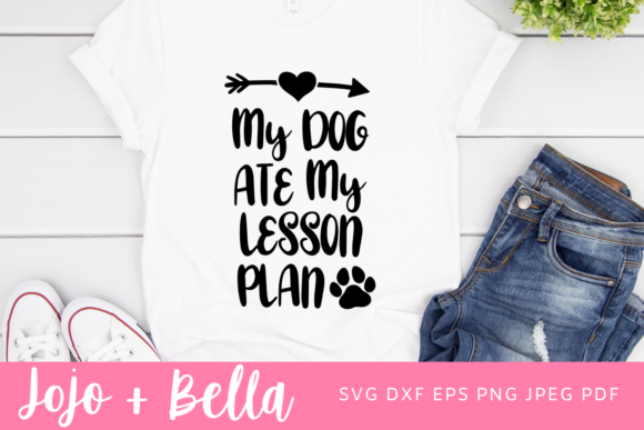 Review: My Dog Ate My Lesson Plan SVG for Embroidery