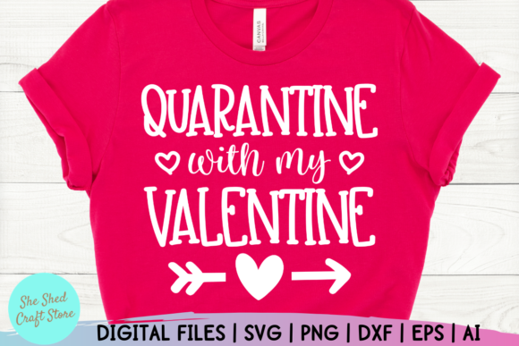 Review: Quarantine with My Valentine Quote for Embroidery
