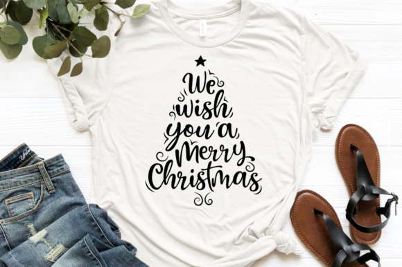 Review: We Wish You Christmas Tree Quote Svg 3 for Holiday Embroidery